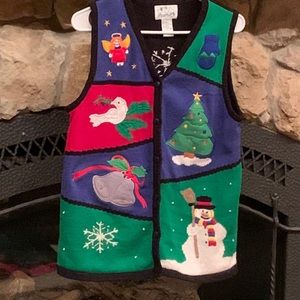 The Quacker Factory Christmas Sweater Vest ⛄️